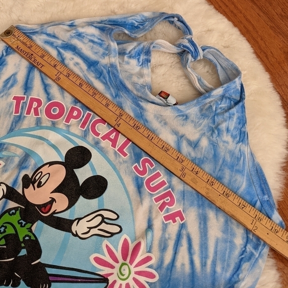 VINTAGE Disney Mickey mouse tie dye tank top 90s - Picture 8 of 10